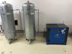 Pose de compresseur industriel